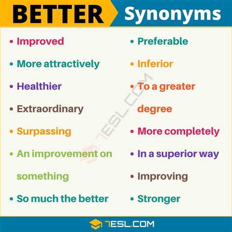 synonym for making something better.